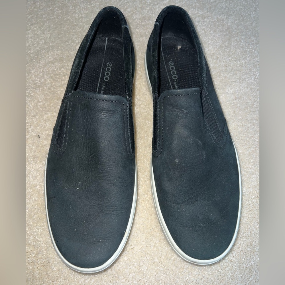ECCO Mens Danish design size 44 - Suede Slip-on closed toed